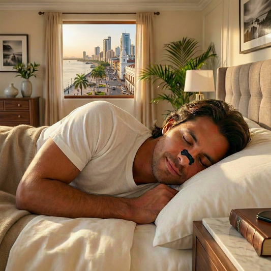 Parches Nasales Magnéticos:  Respira libre y deja de roncar  desde la primera noche